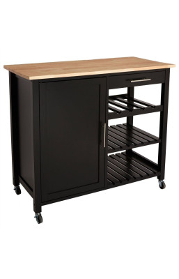 Desserte de cuisine noire...