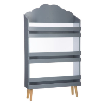 Bibliothèque enfant grise pas chère Atmosphéra - Le Dépôt Bailleul