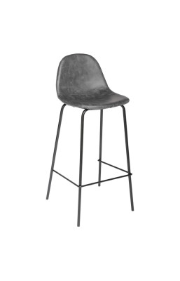 Tabouret de bar gris Vladi...