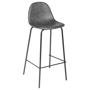 Tabouret de bar gris vieilli gamme VLADI - Le Dépôt Bailleul