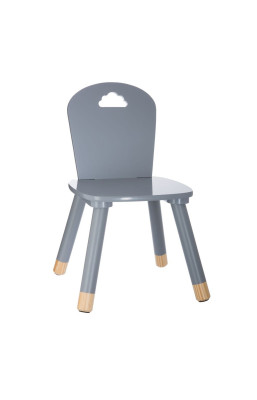 Chaise enfant grise...