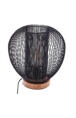 Lampe en métal fil noir...