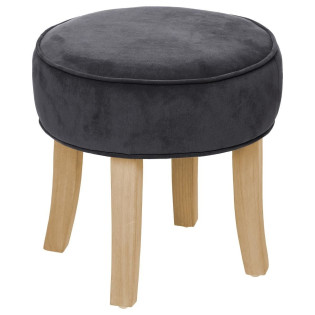 Tabouret en velours Adriel...