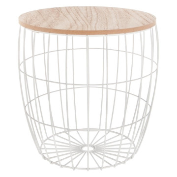 Table basse Atomic lot de 3 blanc Atmosphera - Le dépôt Bailleul