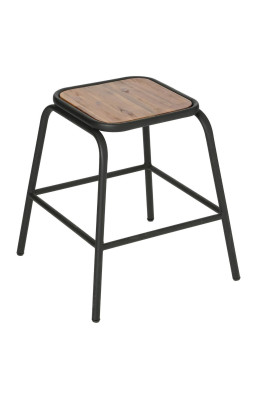 Tabouret Edena bois métal...
