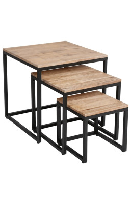 Tables basses gigognes bois...