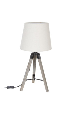 Lampe trépied Runo écru...