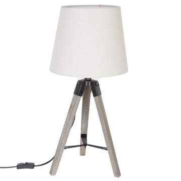 Lampe trépied Runo écru Atmosphera H 58 cm - Le dépôt Bailleul