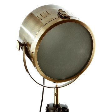 Lampadaire métal et bois Ebor bronze Atmosphera - Le dépôt Bailleul