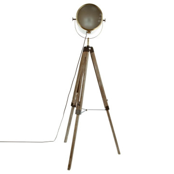 Lampadaire métal et bois Ebor bronze Atmosphera - Le dépôt Bailleul