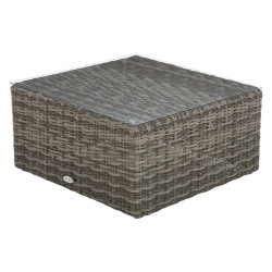 Table basse carrée Moorea terre ombre Hespéride - Le dépôt Bailleul
