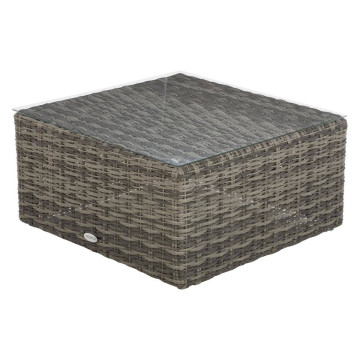 Table basse carrée Moorea terre ombre Hespéride - Le dépôt Bailleul