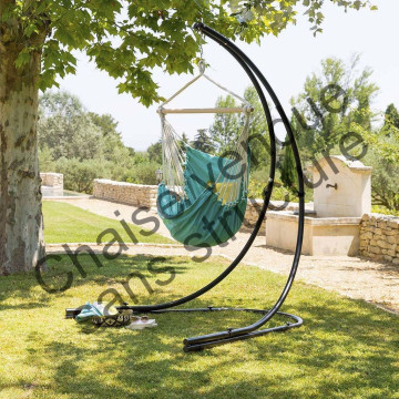 Chaise détente suspendue Cuenca jade Hespéride - Le dépôt Bailleul