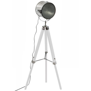 Lampadaire métal et bois...