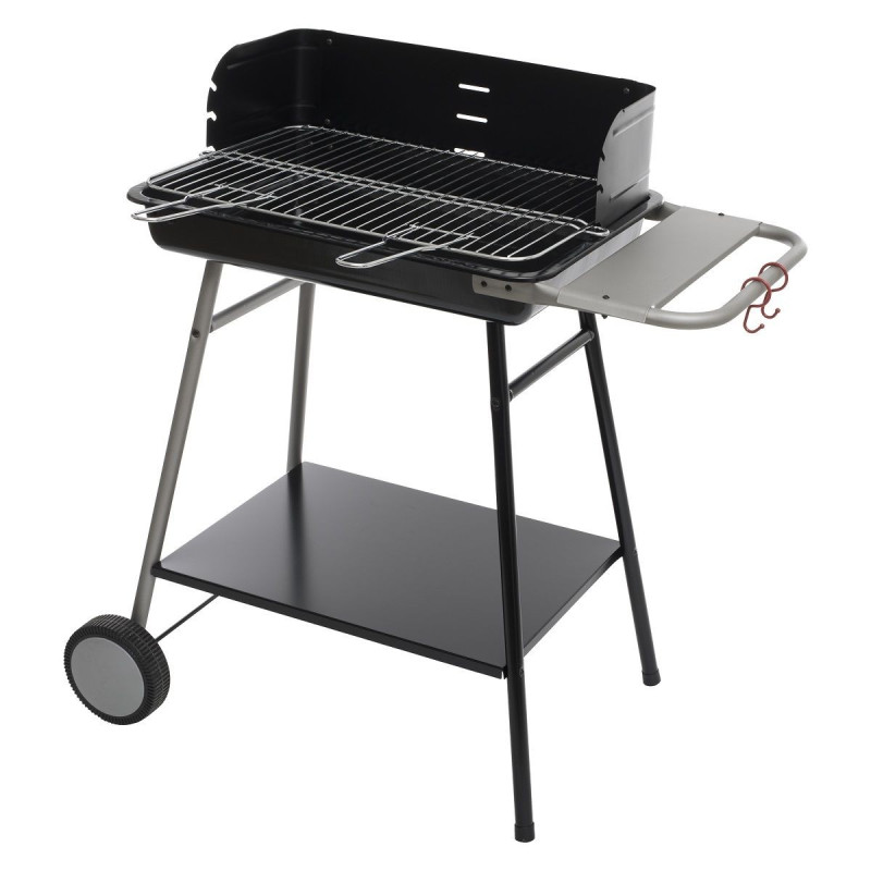 Barbecue charbon paravent Azur grille 53 cm Neka