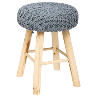 Tabouret Suzette gris...