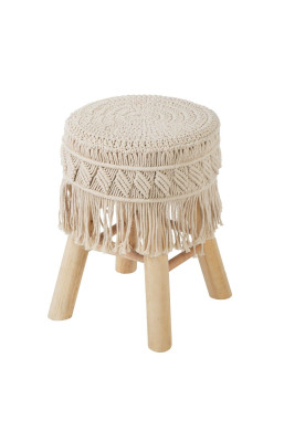 Tabouret Macramé Atmosphera