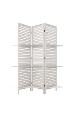 Paravent bois 3 étagères...