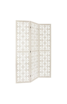 Paravent bois Nomade blanc...