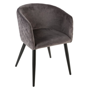 Fauteuil séjour Marlo gris...