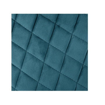 Fauteuil séjour Marlo bleu canard Atmosphera - Le dépôt Bailleul