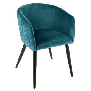 Fauteuil séjour Marlo bleu...