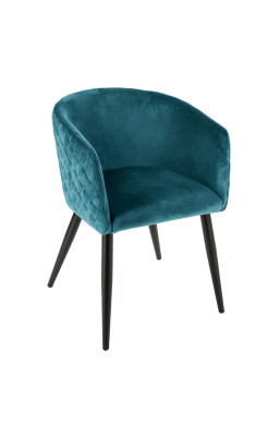 Fauteuil séjour Marlo bleu...