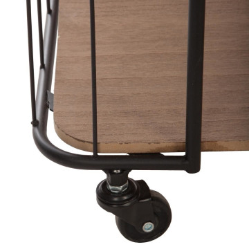 Etagère métal Jordi 4 niveaux roulettes Atmosphera - Le dépôt Bailleul