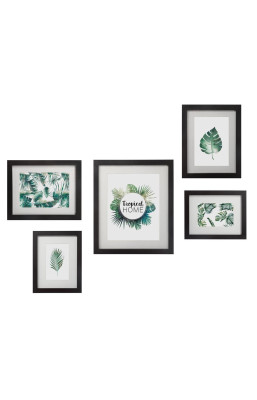 Set 5 cadres Tropical H 33...