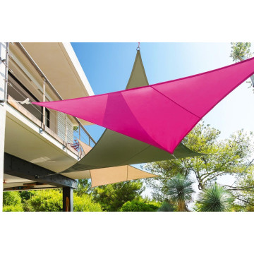 Toile solaire Hespéride Curacao blanc triangulaire - Le Dépôt Bailleul