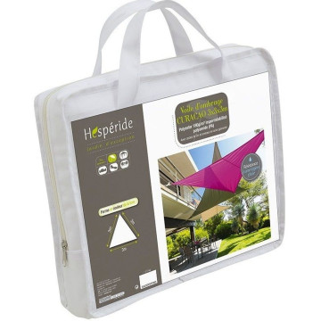 Toile solaire Hespéride Curacao blanc triangulaire - Le Dépôt Bailleul