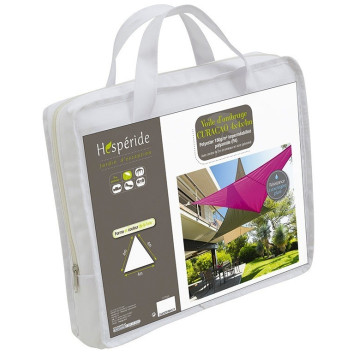 Toile solaire 4m luxe Hespéride triangulaire - Le Dépôt Bailleul