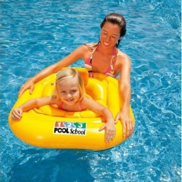 Bouée avec siège pour bébé très sécurisée Intex - Le Dépôt Bailleul