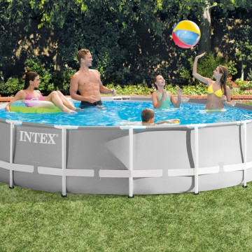 Piscine tubulaire Prism Frame 4,57 x 1,07 m Intex - Le Dépôt Bailleul