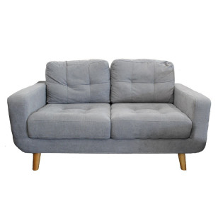 Canapé Scandi gris 2 places