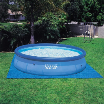 Tapis de sol carré pour protection de piscine Intex - Dépôt Bailleul