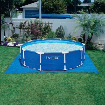 Tapis de sol carré pour protection de piscine Intex - Dépôt Bailleul