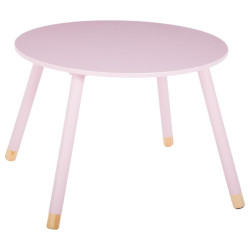 Table d'appoint pour enfant rose Atmosphéra - Le Dépôt Bailleul