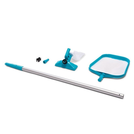 Kit d'entretien de piscines épuisette + balai Intex