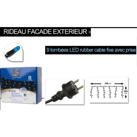 Haute Qualité 6M * 6m ignifuge LED étoile en tissu à LED Vision de vision  LED rideau de rideau de fond de tissu de fond de fond de fond, 90V-240V 45