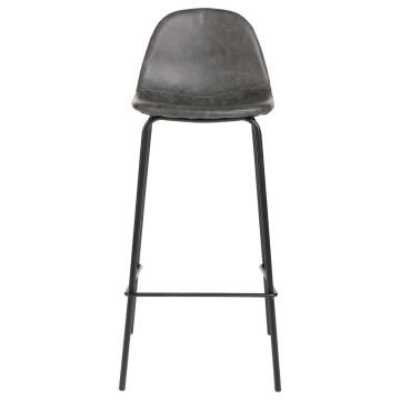 Tabouret de bar gris vieilli gamme VLADI - Le Dépôt Bailleul