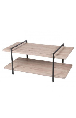 Table basse 2 étagères Dock