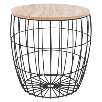 Table à café Atomic noir lot de 3 Atmosphera - Le Dépôt Bailleul