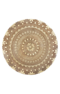 Tapis en jute rond Shine...