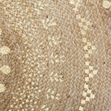 Tapis en jute rond Shine Atmosphera - Le Dépôt Bailleul