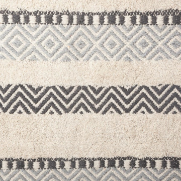 Tapis coton à franges Atmosphera - Le Dépôt Bailleul