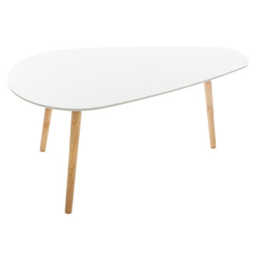 Table basse Miléo Blanc X2 Atmosphera - Le Dépôt Bailleul