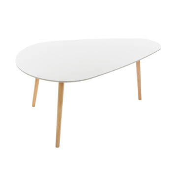 Table basse Miléo Blanc X2 Atmosphera - Le Dépôt Bailleul