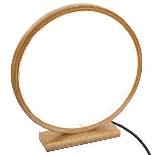 Lampe bambou ronde LEDs...