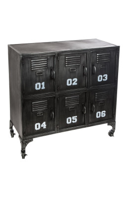 Buffet métal Sevin 6 portes...